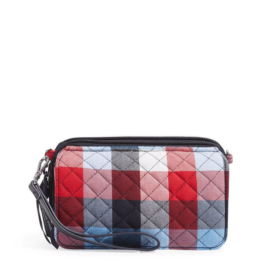 Rfid All In One Crossbody Bag Patriotic Plaid - Sunshine and Grace Gifts