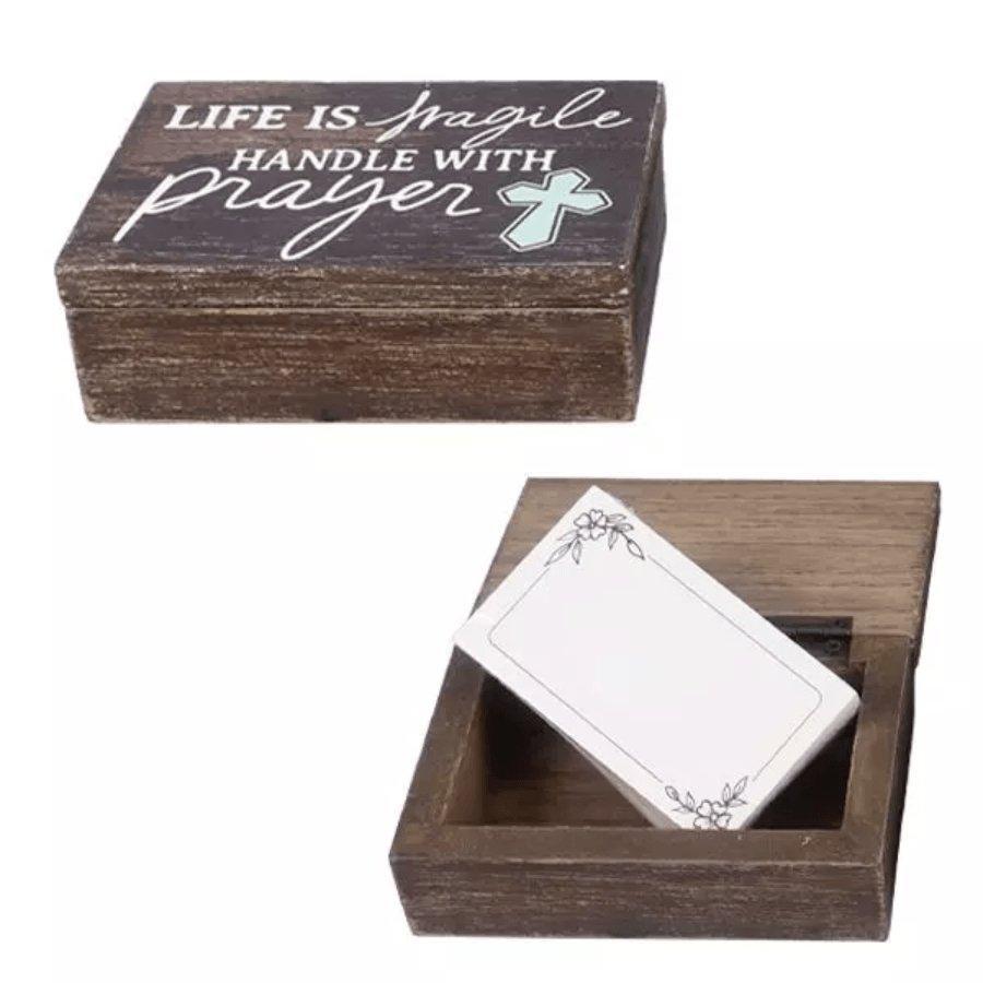 Rustic Wood Prayer Box - Sunshine and Grace Gifts