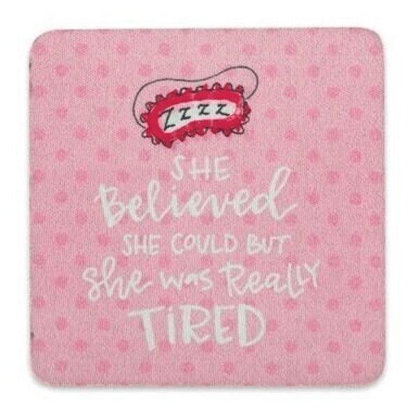 She Believed Coasters 4Pc - Sunshine and Grace Gifts