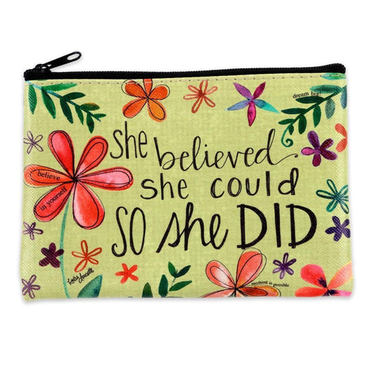 She Believed She Could So She Did Coin Purse - Sunshine and Grace Gifts