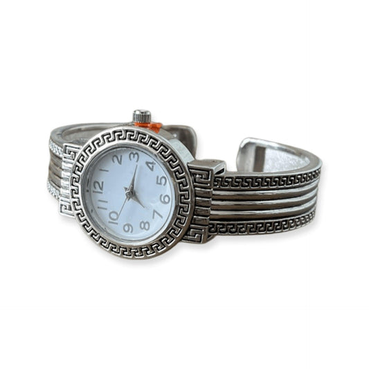 Silver Cuff Bracelet Watches - Sunshine and Grace Gifts