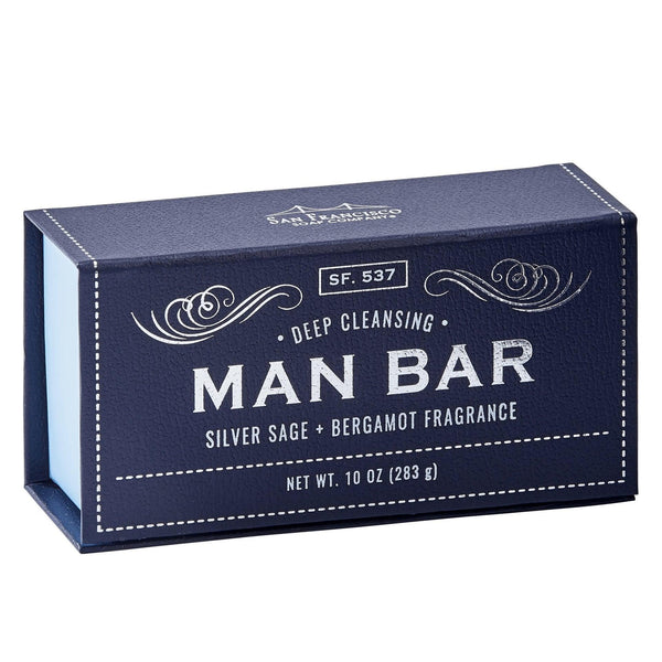 Silver Sage + Bergamot - Man Bar Soap - Sunshine and Grace Gifts