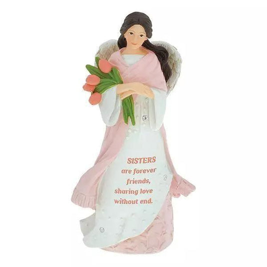 Sister - Angel W/Rhinestone Accents - Sunshine and Grace Gifts