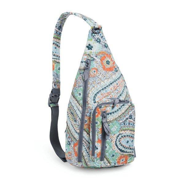 Sling Backpack Citrus Paisley - Sunshine and Grace Gifts