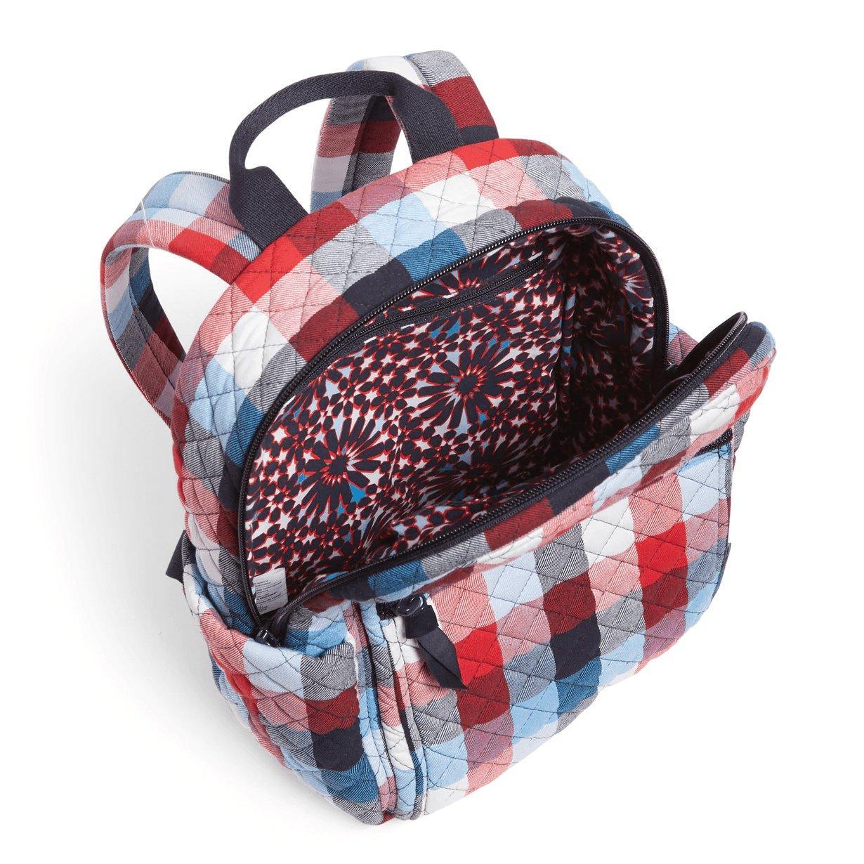 Small Backpack Patriotic Plaid - Sunshine and Grace Gifts