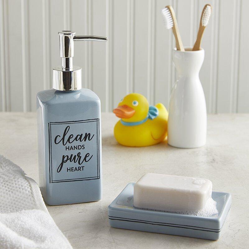 Soap Dispenser - Clean Hands - Sunshine and Grace Gifts