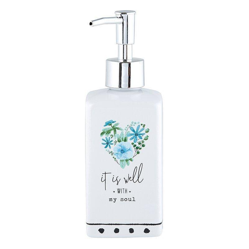 Soap Dispenser - It Is Well - Sunshine and Grace Gifts