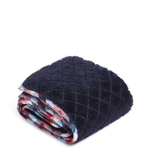 Solid Throw Blanket Patriotic Plaid - Sunshine and Grace Gifts