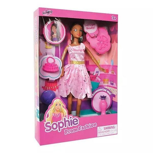 Sophia Prom Fashion Doll - Dark Skin - Sunshine and Grace Gifts