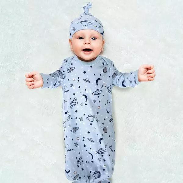 Space Travel-Baby Cap & Gown Set - Sunshine and Grace Gifts