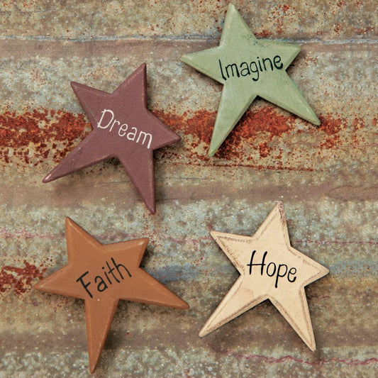 Star Word Magnet 4 Set - Sunshine and Grace Gifts