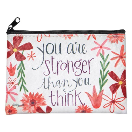 Stronger Than U Thnk Coinpurse - Sunshine and Grace Gifts