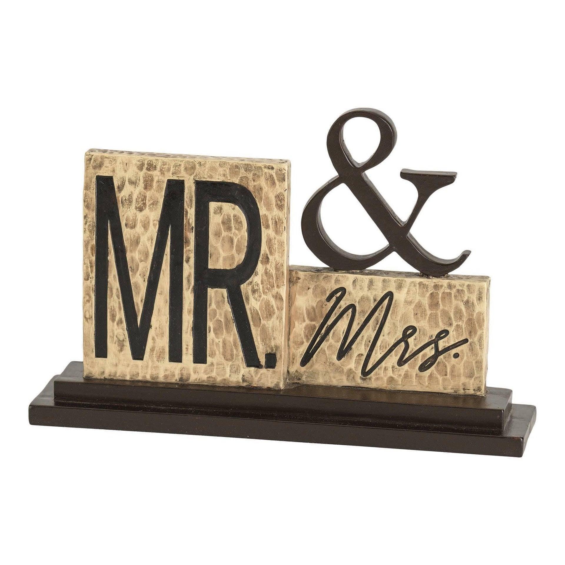 Tabletop Figurine Mr And Mrs - Sunshine and Grace Gifts