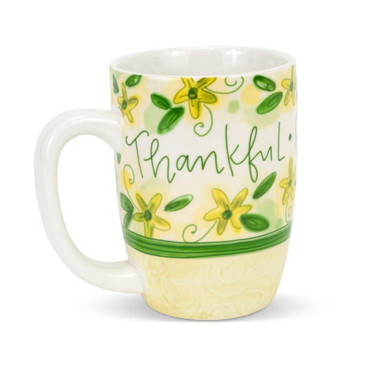 Thankful Grateful Blessed Mug - Sunshine and Grace Gifts