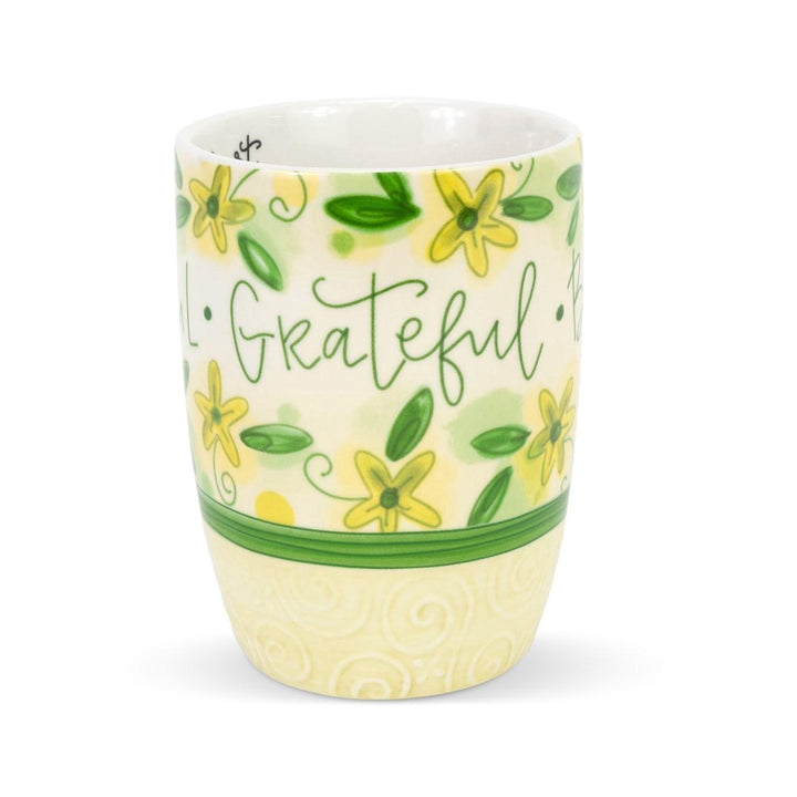 Thankful Grateful Blessed Mug - Sunshine and Grace Gifts