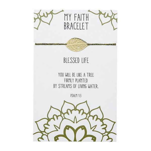Thread Bracelet Leaf - Sunshine and Grace Gifts