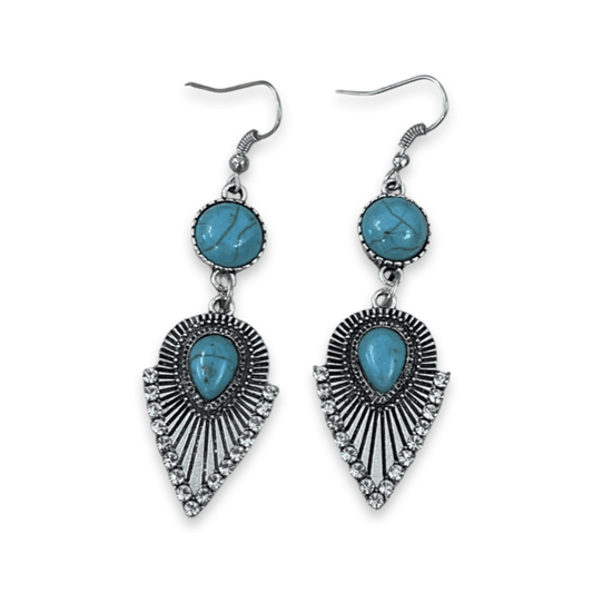Turquoise Arrow Earring - Sunshine and Grace Gifts