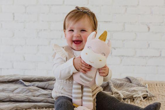 Unicorn Rattle Lovie - Sunshine and Grace Gifts