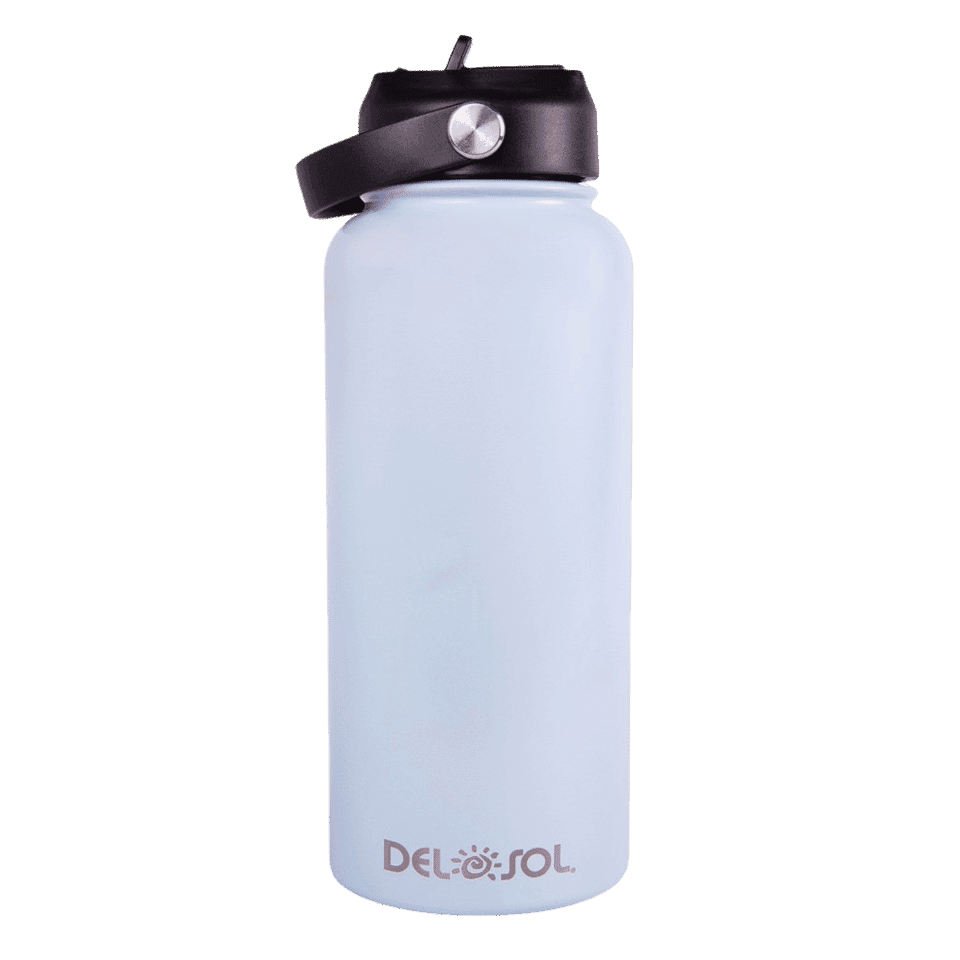 Water Bottle - Light Blue To Pink - Sunshine and Grace Gifts