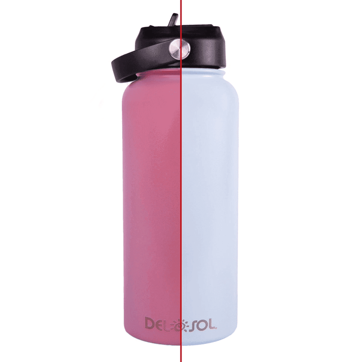 Water Bottle - Light Blue To Pink - Sunshine and Grace Gifts