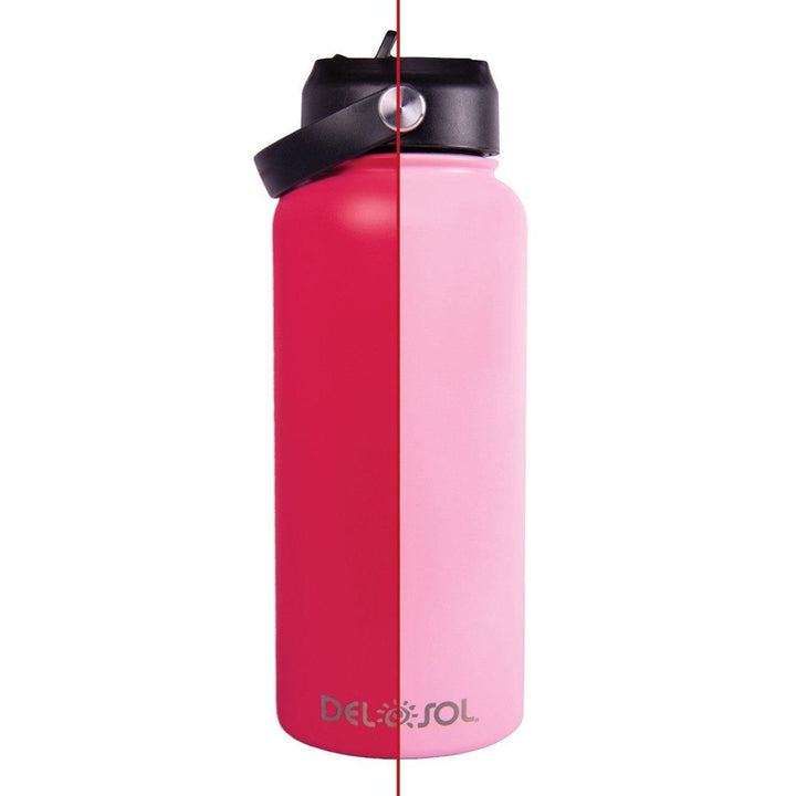 Water Bottle - Pink To Dark Pink - Sunshine and Grace Gifts