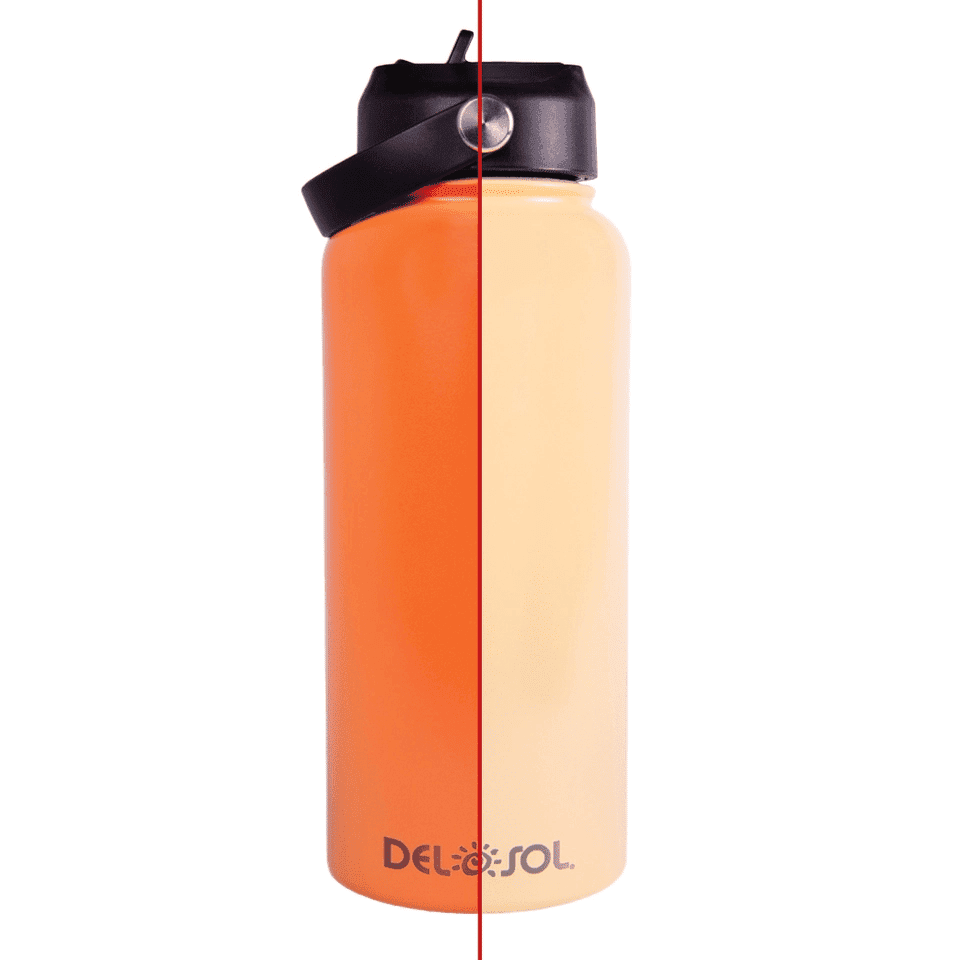 Water Bottle -Yellow To Orange - Sunshine and Grace Gifts