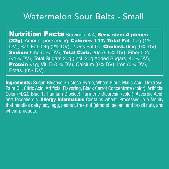 Watermelon Sour Belts - Sunshine and Grace Gifts