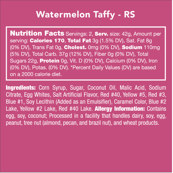 Watermelon Taffy - Sunshine and Grace Gifts