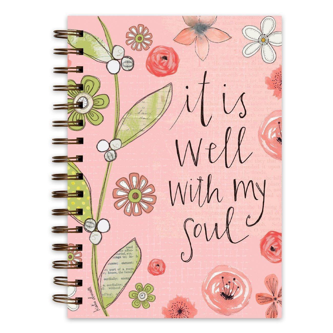 Well With My Soul Wirebound Journal - Sunshine and Grace Gifts