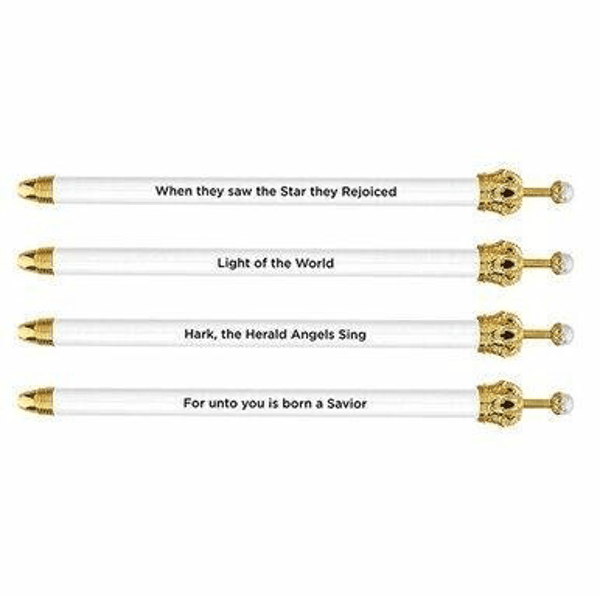 White Christmas Crown Pen - Sunshine and Grace Gifts