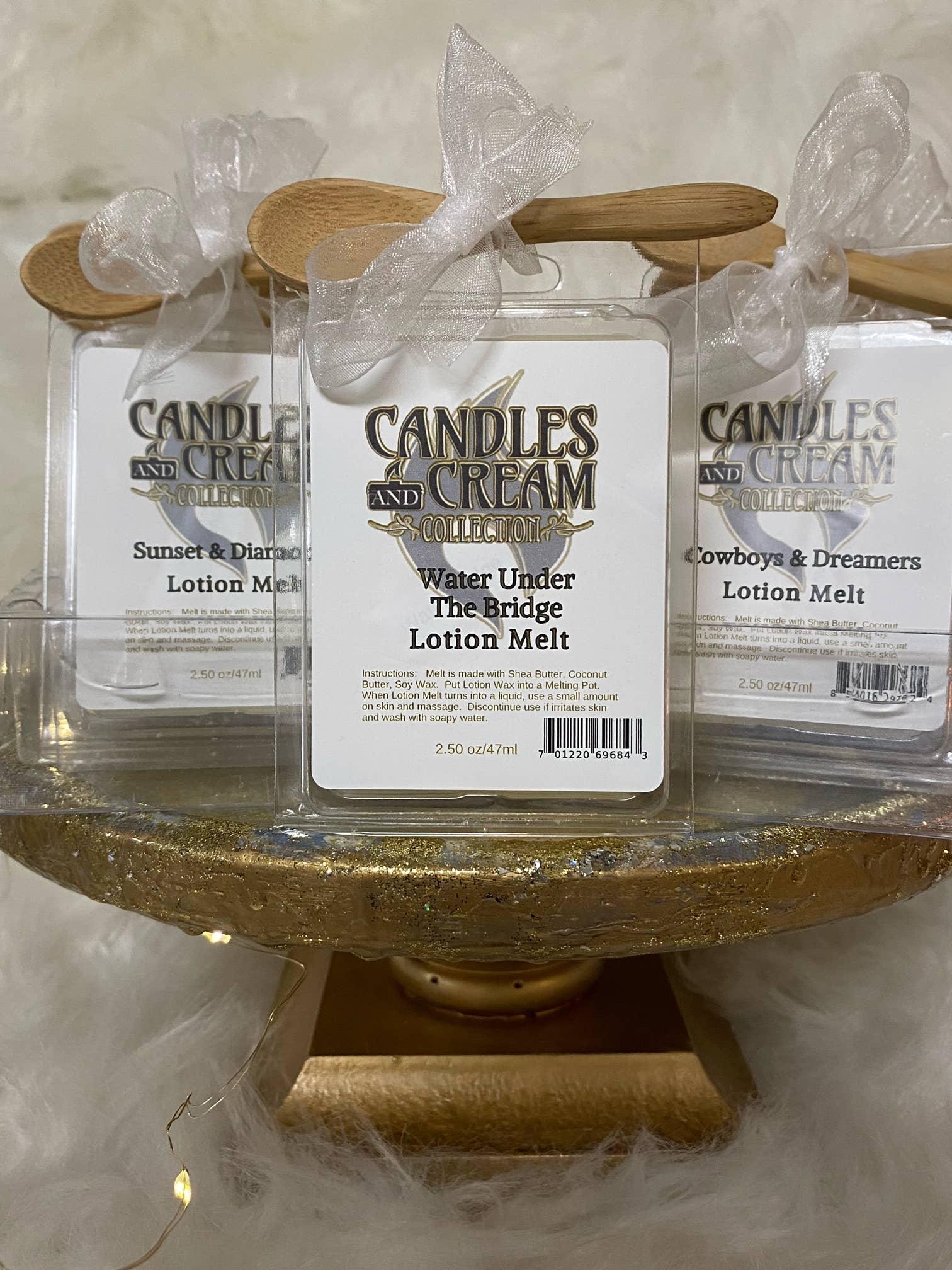 White Tea & Ginger - Lotion Candle & Lotion Melt - 4oz Black Tin - Sunshine and Grace Gifts