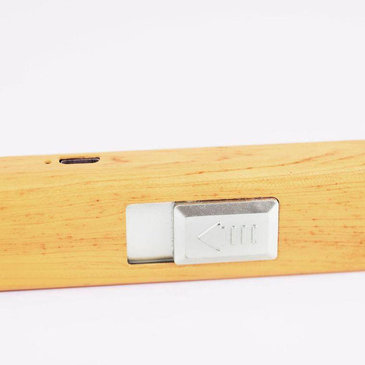 Wood Rechargeable Usb Arc Spark Lighter - Sunshine and Grace Gifts