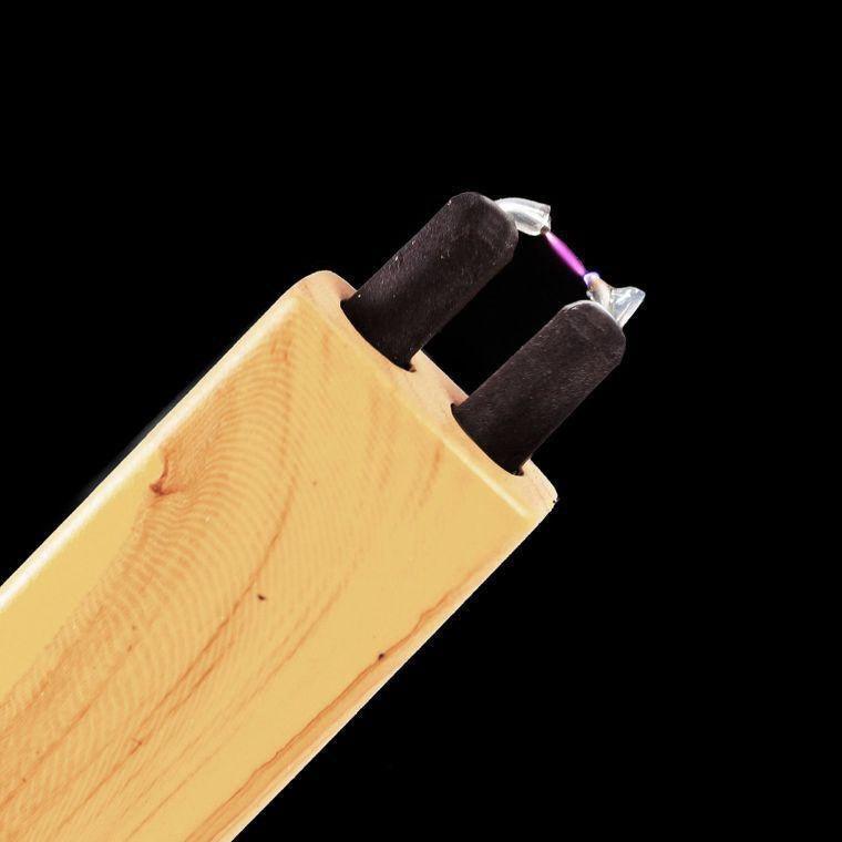 Wood Rechargeable Usb Arc Spark Lighter - Sunshine and Grace Gifts