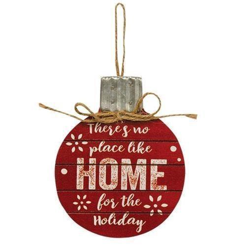 Wooden Christmas Ball Ornament - Sunshine and Grace Gifts