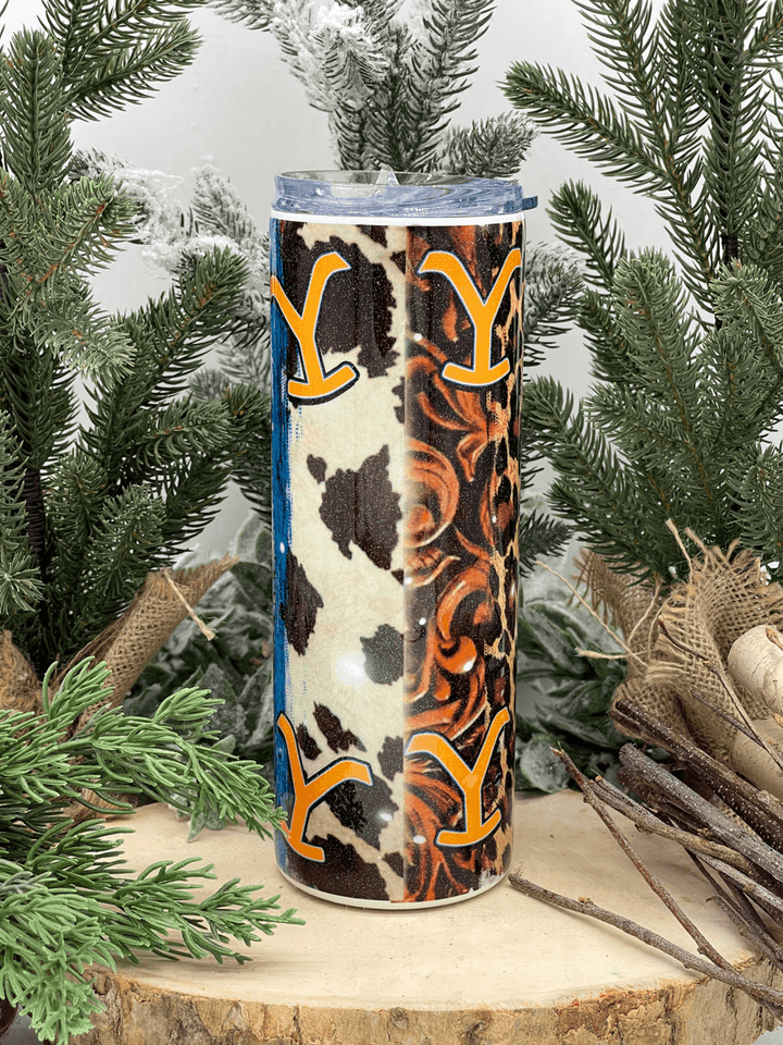 Yellow Stone Cheetah - Tumbler - Sunshine and Grace Gifts