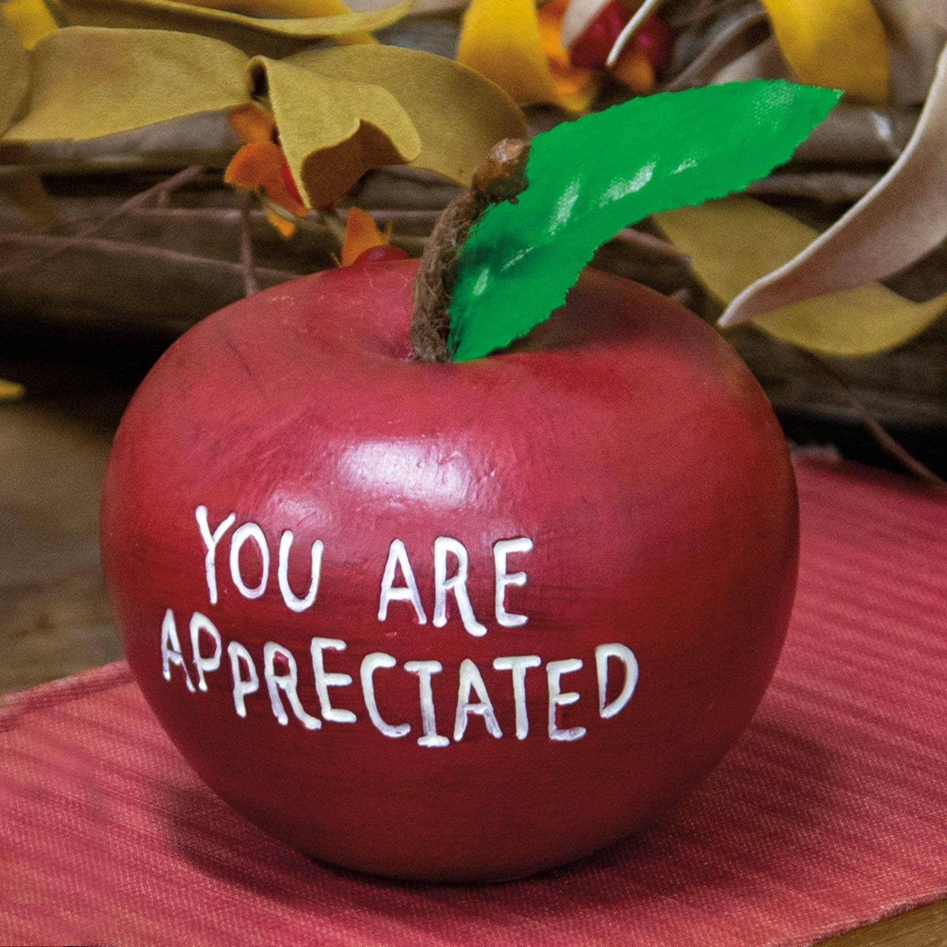 You Are Appreciated Apple - Sunshine and Grace Gifts