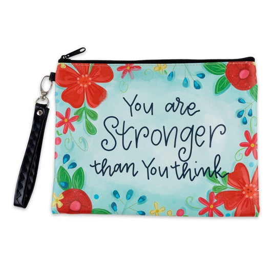 You Are Stronger Than You Think Make-Up Bag - Sunshine and Grace Gifts