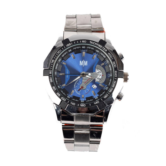 Metal Links Watch - Blue - Sunshine and Grace Gifts